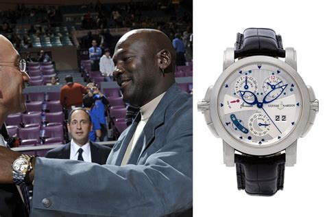 The watches of Michael Jordan, including Ulysse 